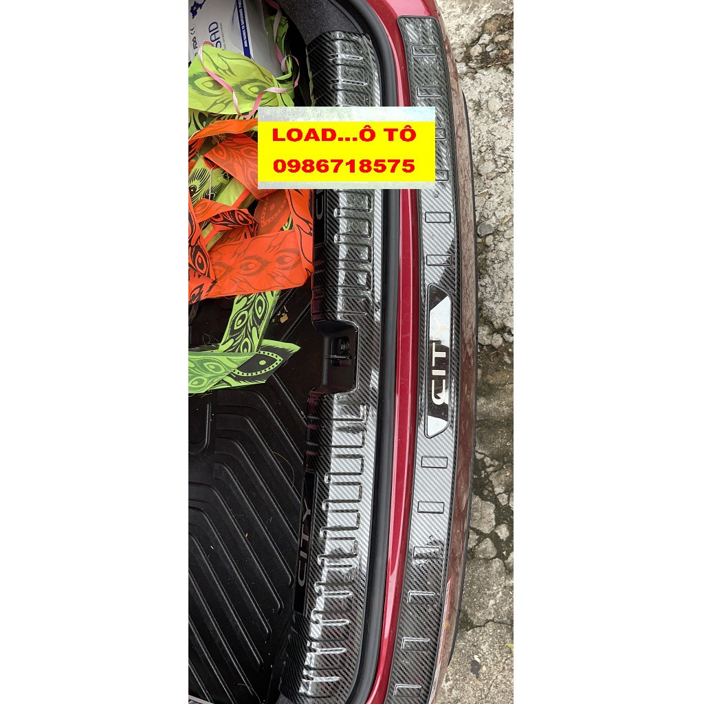 Chống Trầy Cốp Honda City 2022-2021 Trong, Ngoài Vân Carbon Cao Cấp, Có Sẵn Keo Dán 3M