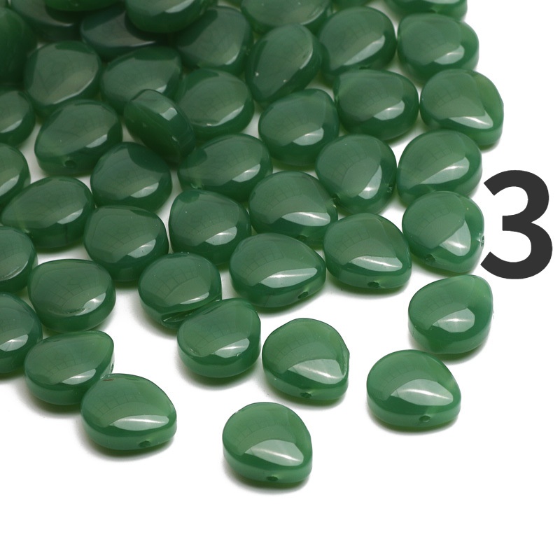 Set 20 Phụ Kiện Làm Trang Sức Thủ Công Hình Oval/Trái Tim/Lá/Mặt Kính/Vòng Hoa