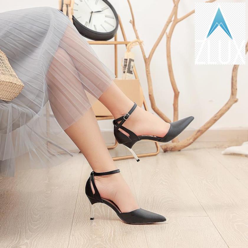 👘 Giày Cao Gót DILY Mũi Nhọn Thời Trang Cao 7cm_AA0198 -lkh* 👘