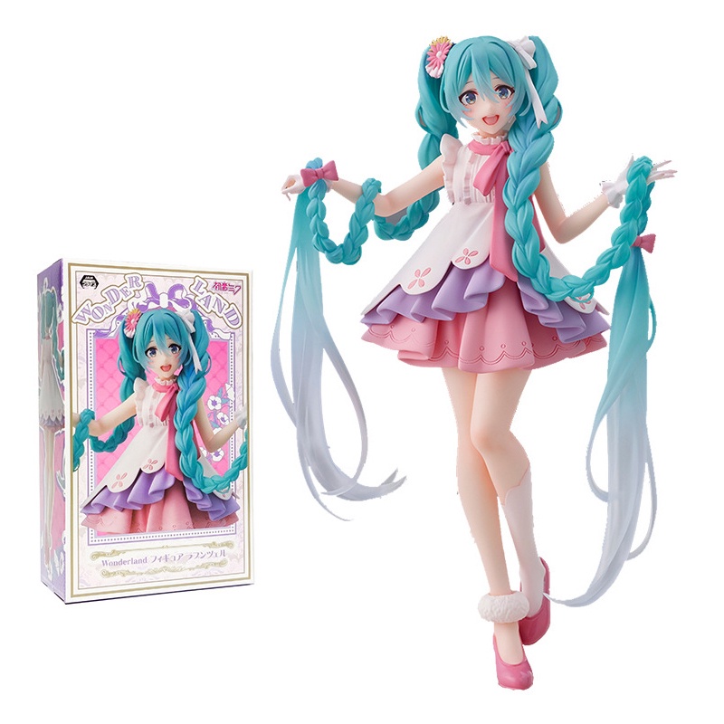 Mô Hình Búp Bê Nhân Vật Hatsune Miku Tóc Dài Đáng Yêu Mô Hình Cô Gái Bằng Nhựa Pvc Trang Trí Bàn Làm Việc