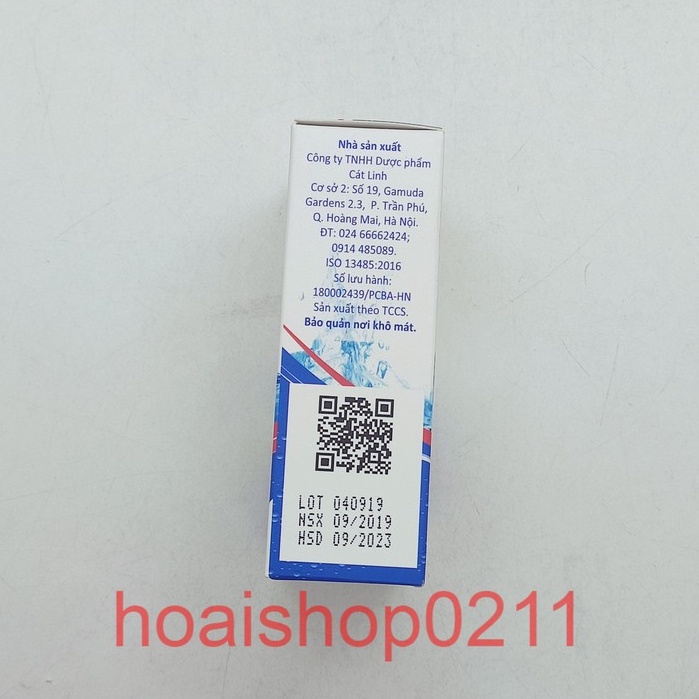 Muối súc miệng họng BBM Plus Cát Linh hộp 12 gói