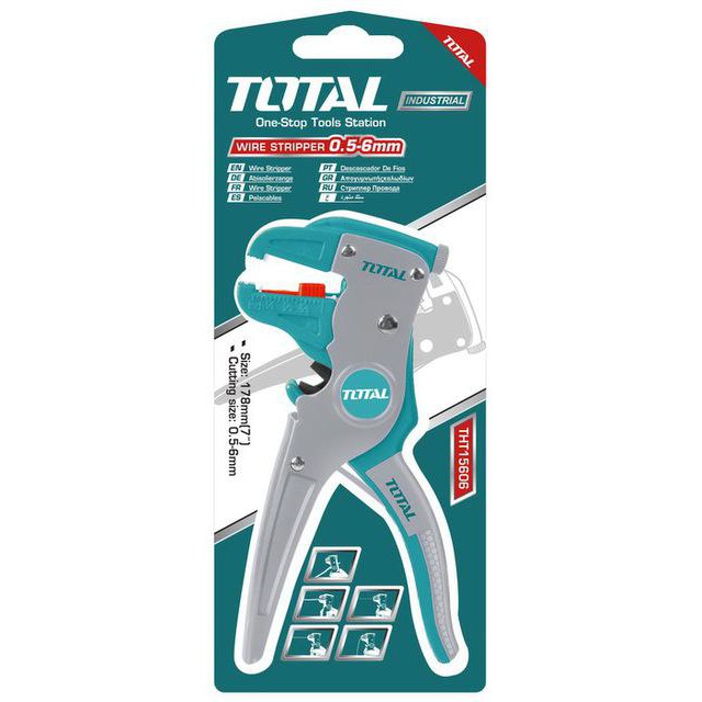 Kềm tuốt dây điện mỏ quạ Total THT15606