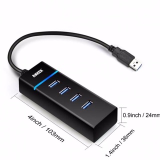Thiết bị chia cổng usb 1 ra 4 cổng 3.0 cao cấp dây dài 30cm