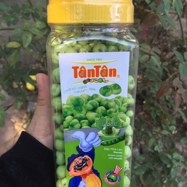 ĐẬU HÀ LAN WASABI- RANG MUỐI TÂN TÂN 190g