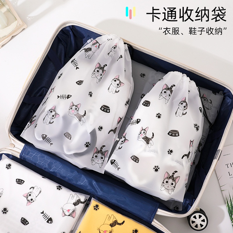 Túi Trong Suốt Đựng Đồ Lót Giày Dép Gọn Gàng Cho Du Lịch