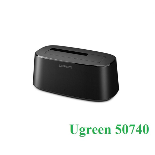 Hộp đựng ổ cứng Docking 2.5/3.5inch Sata/USB 3.0 hỗ trợ 12TB Ugreen 50740 - Hàng chính hãng