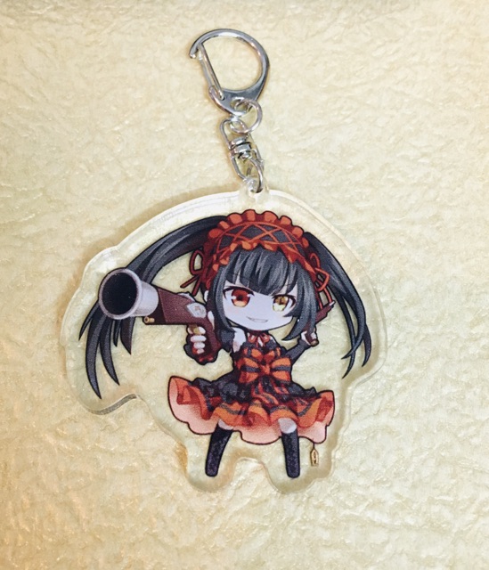 Móc khoá anime date a live , móc khoá mica trong kurumi