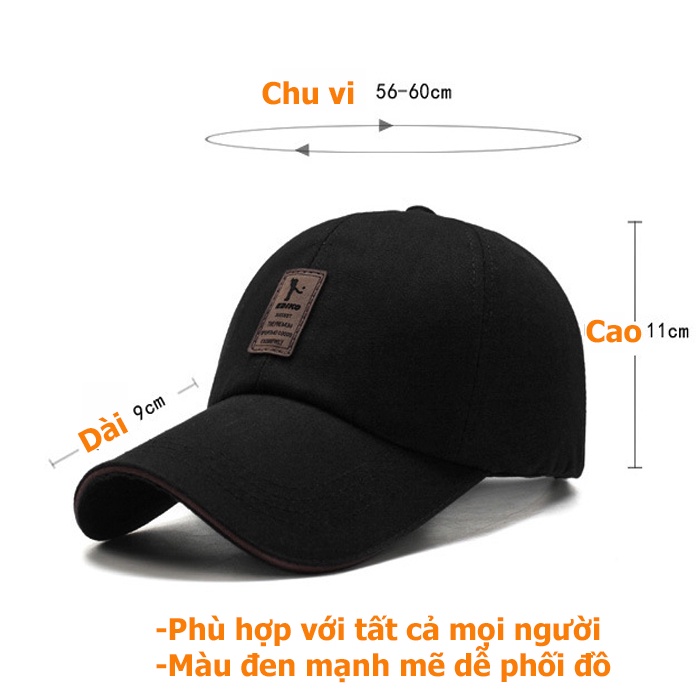 Mũ Lưỡi Trai Thời Trang Phong Cách Thể Thao Hàn Quốc-Nón kết nam