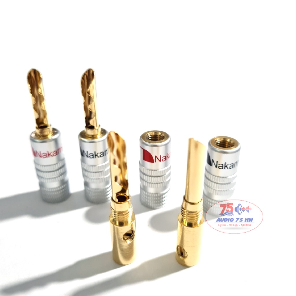 Bộ 04 cái Jack bắp chuối răng cưa NAKAMICHI cao cấp