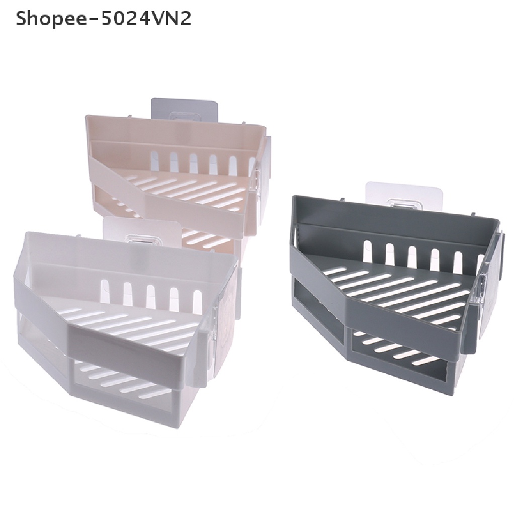 [&amp; Home &amp; living &amp;] Giá Đỡ Gắn Góc Tường Phòng Tắm Hình Tam Giác