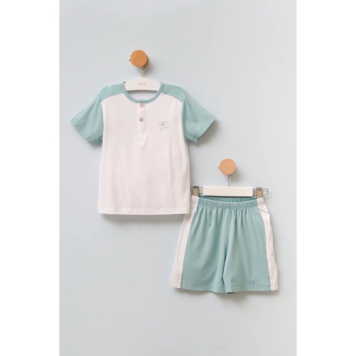 NousKids Bộ quần áo cộc tay cho bé trai bé gái Size từ 2 đến 6 tuổi