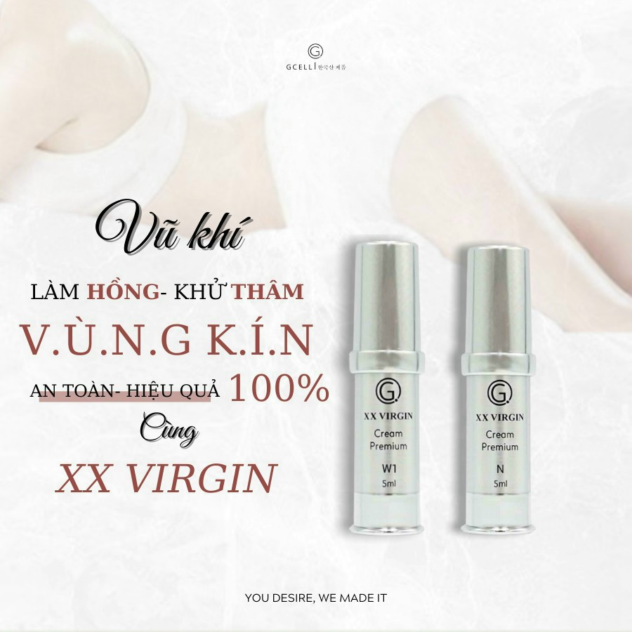 Mua 2 Tính Tiền 1 Kem Làm Hồng Nhũ Hoa XXVIRGIN Chính Hãng nhập khẩu Hàn Quốc