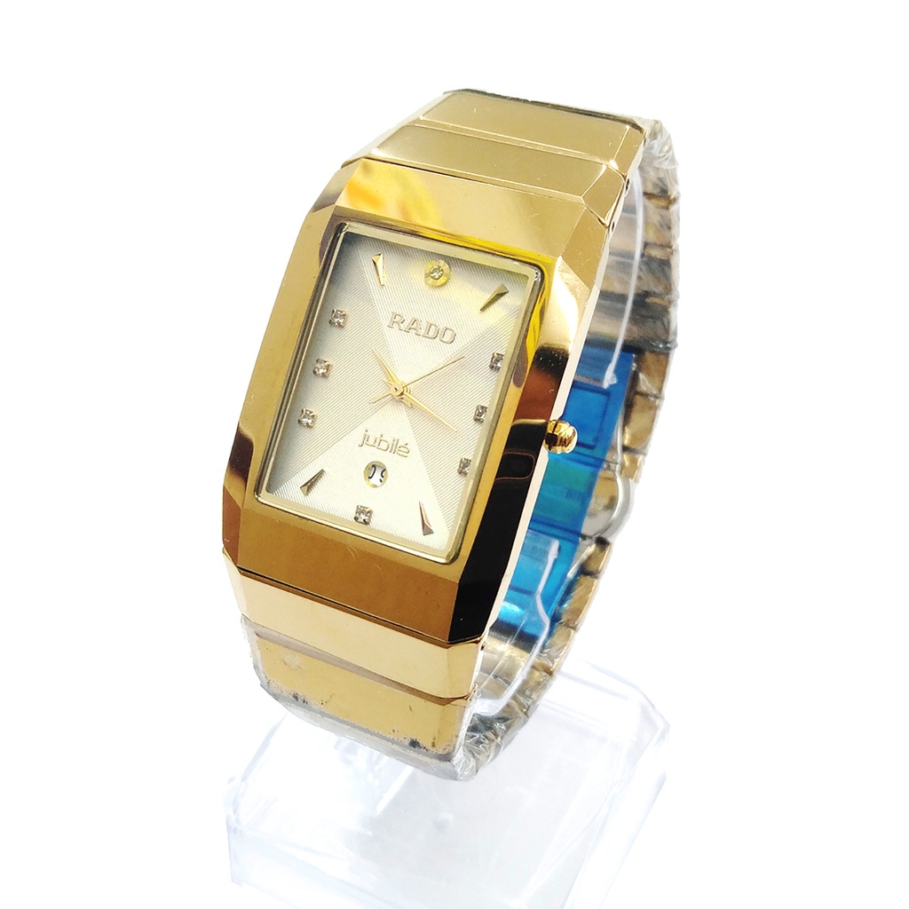 [TẶNG VÍ DA NAM] Đồng hồ Julibé nam RA02 NA màu vàng, chất liệu dây đá ceramic nguyên khối, mặt kính saphire | BigBuy360 - bigbuy360.vn