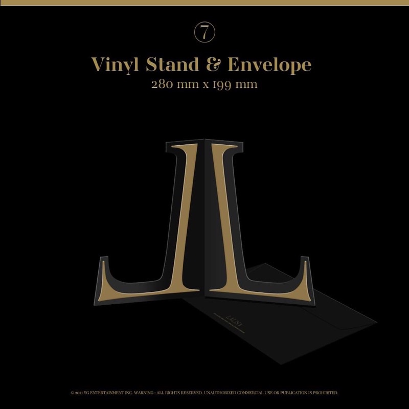 Bộ sưu tập ảnh LALISA GOLD VINYL LP