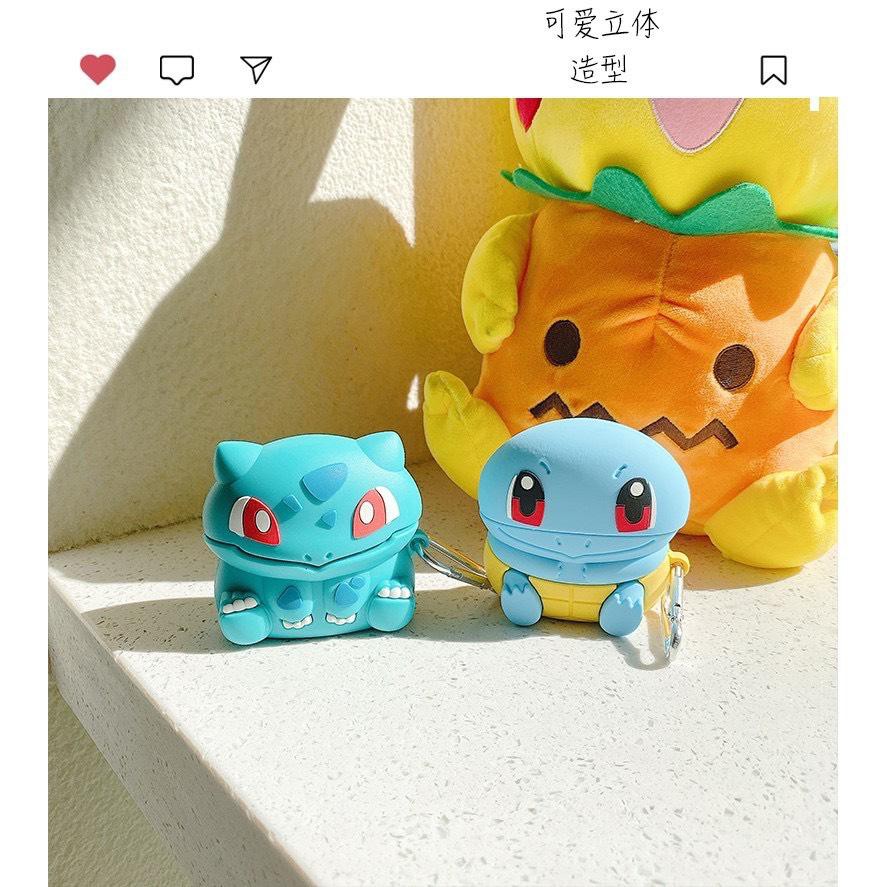 [Quà tặng ý nghĩa] Ốp Airpods Rùa KINI POKEMON Vỏ Bao Airpods 1/2 - Case Đựng Tai Nghe không dây i11, i12, i13