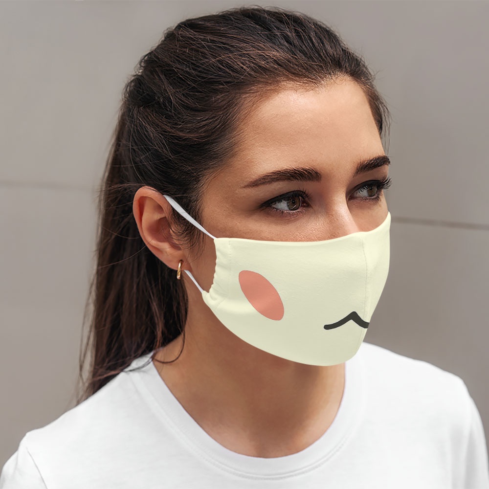 Khẩu trang dễ thương đáng yêu hoạt hình thú cưng trẻ em cho bé Hình Đẹp CARTWELL ngăn bụi mịn vải cotton 100% phòng ô nh