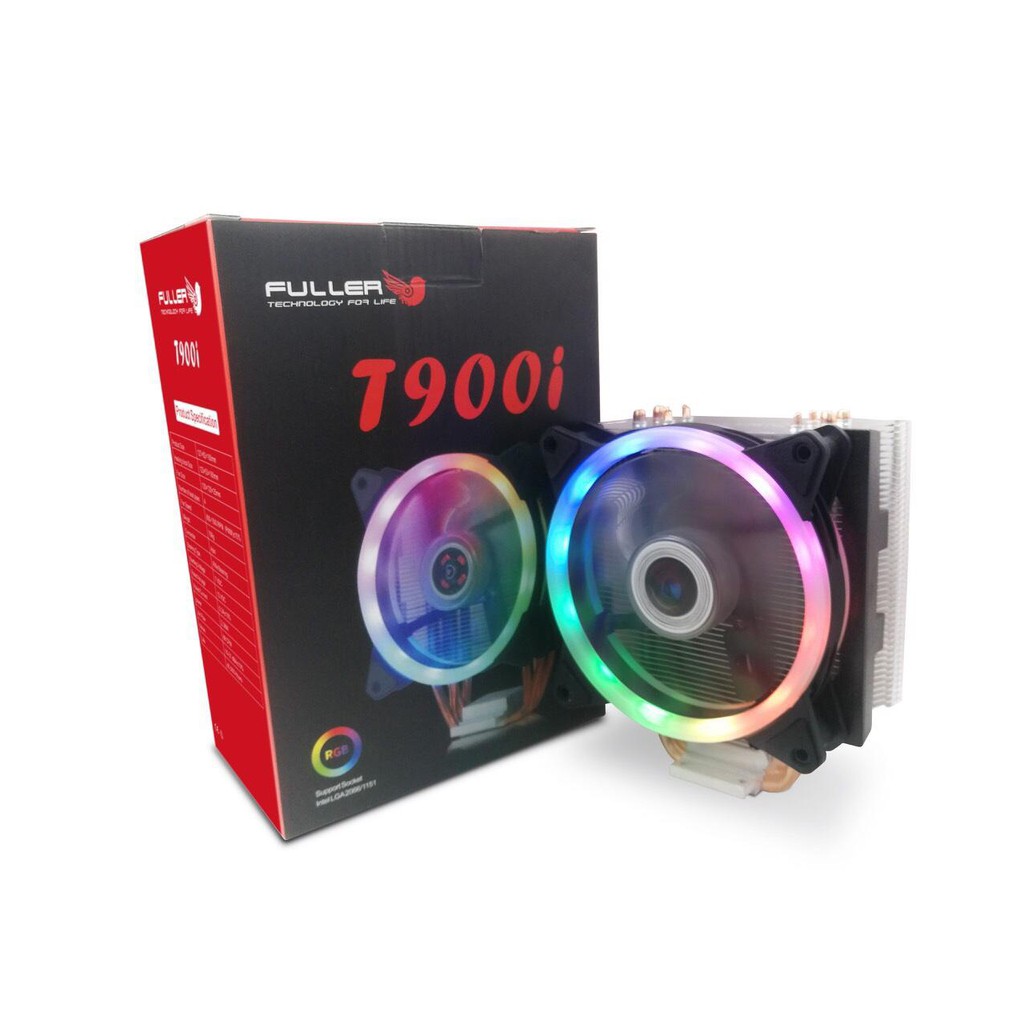 Tản nhiệt khí Fuller T900i LED RGB Auto cho Intel AMD