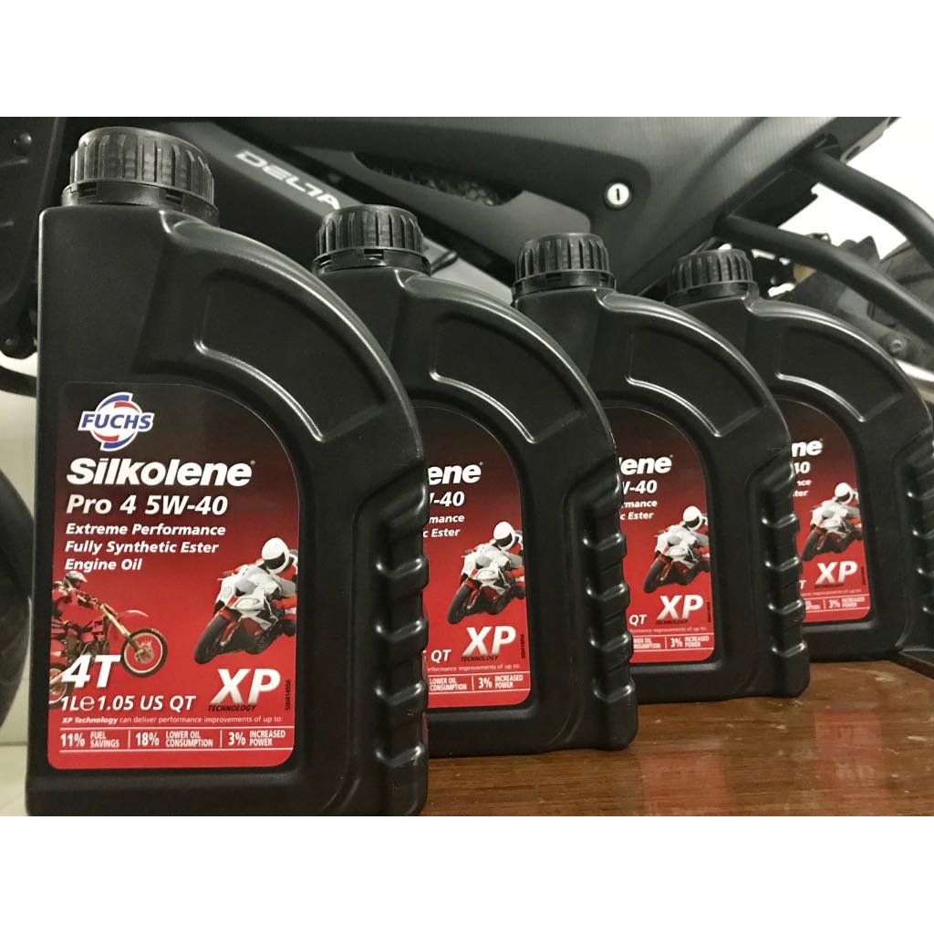 Fuchs Silkolene Pro 4 10w40 1 Lít 1 hoặc Free Lọc Nhớt