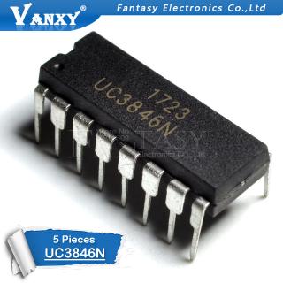 Bộ 5 Ic Chất Lượng Cao Uc3846N Dip16 Uc3846 Dip 3846 Dip-16