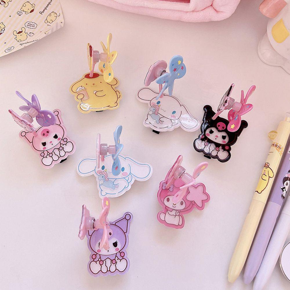 AROMA Kẹp Tóc Hoạt Hình Kuromi Melody Phong Cách Hàn Quốc Ngọt Ngào Cho Nữ