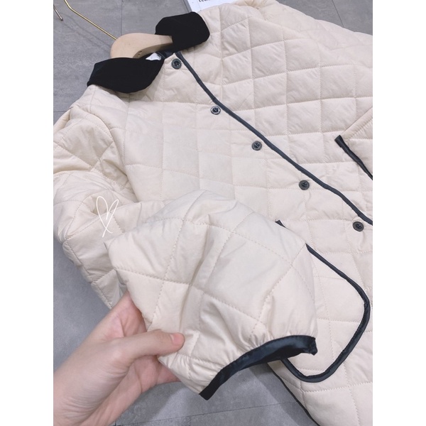 Áo Phao Trám Cổ Nhung Phong Cách Hàn Quốc Siêu Xinh Có Ảnh Thật Kèm Video | BigBuy360 - bigbuy360.vn