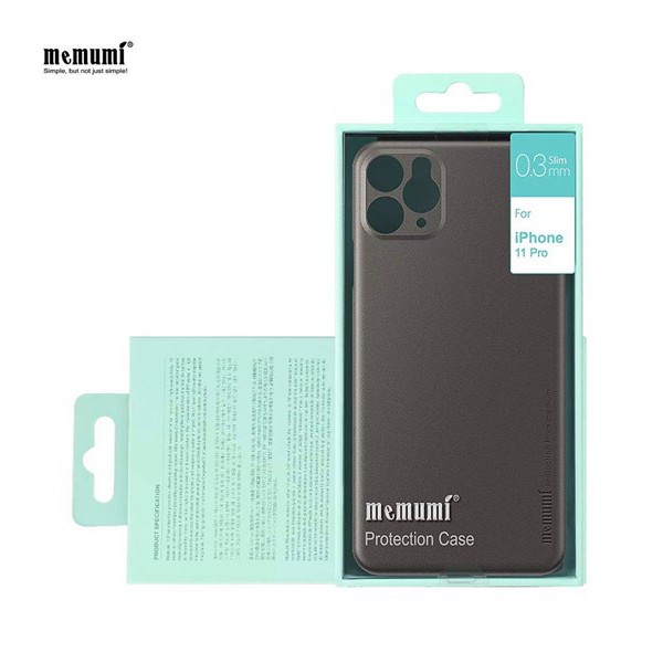 Ốp lưng Memumi cho Iphone 11/ Iphone X / XS Max / 11 Pro / 11 Pro Max siêu mỏng nhẹ đẹp bền, chống vân tay | BigBuy360 - bigbuy360.vn