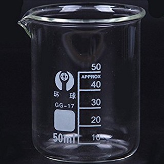 Cốc thủy tinh 50ml ( không chịu nhiệt)