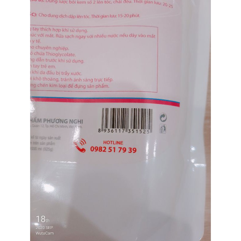 Kem duỗi_ uốn đa năng collagen KARANZ 1000mlx 2 túi  tiện dụng , tạo 1 mái tóc duỗi hoàn mỹ , duy trì độ ẩm.