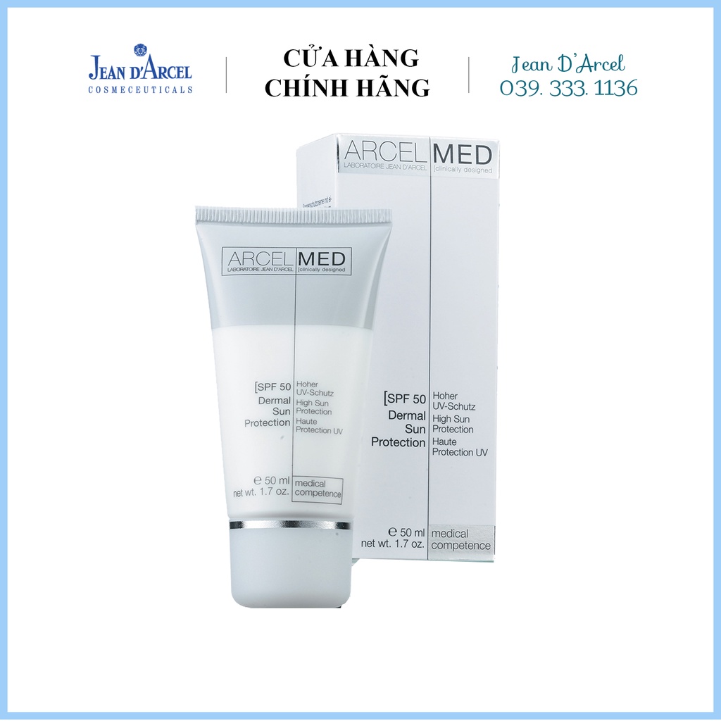 [CHÍNH HÃNG] Kem chống nắng,trắng da Jean D'arcel _ Jean Darcel Dermal Sun Protection SPF50 - J26