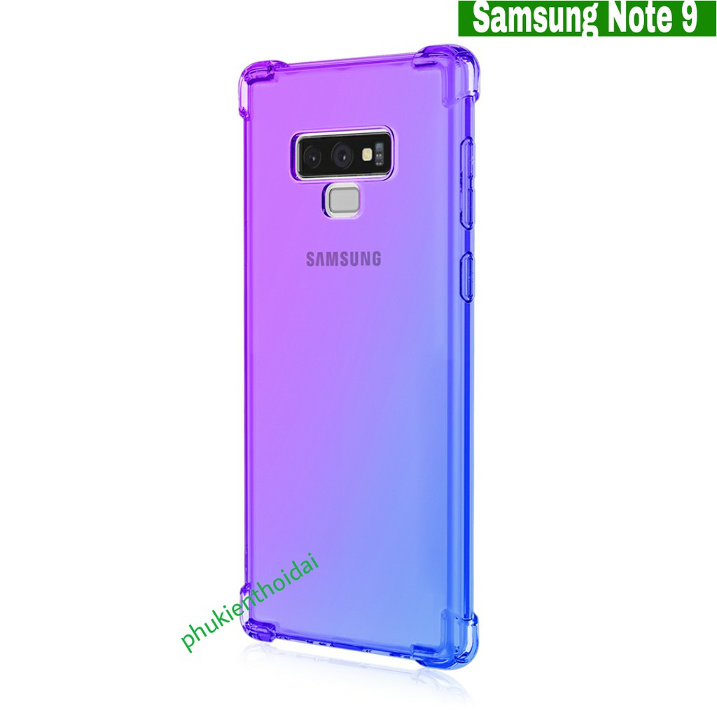 Ốp lưng Samsung Note 9 / Note 10 Plus / Note 20 Ultra dẻo đa sắc lồi 4 góc thời trang chống sốc cao cấp