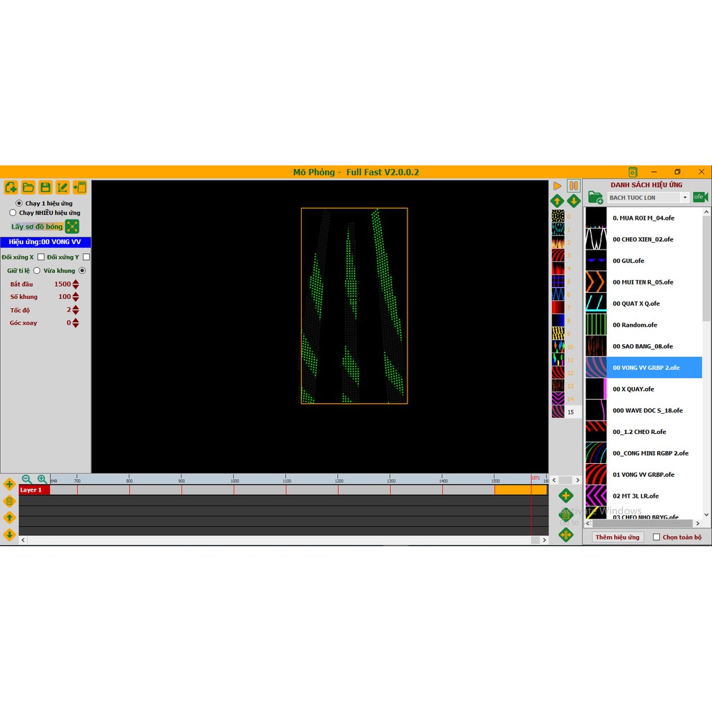 Mạch điều khiển FULLCOLOUR Nháy Theo Nhạc