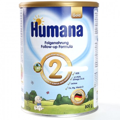 Sữa Humana Gold 2 800gr Date mới