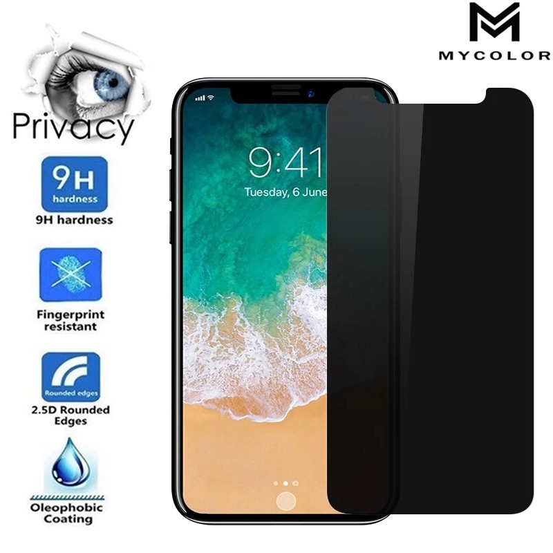 Kính cường lực bảo vệ màn hình chống nhìn lén cho iPhone 14 13 12 11 Pro X Xs Max Xr 7 8 6 6s Plus 5 5s 5C SE SE2 SE3 2020 2022 4G 5G