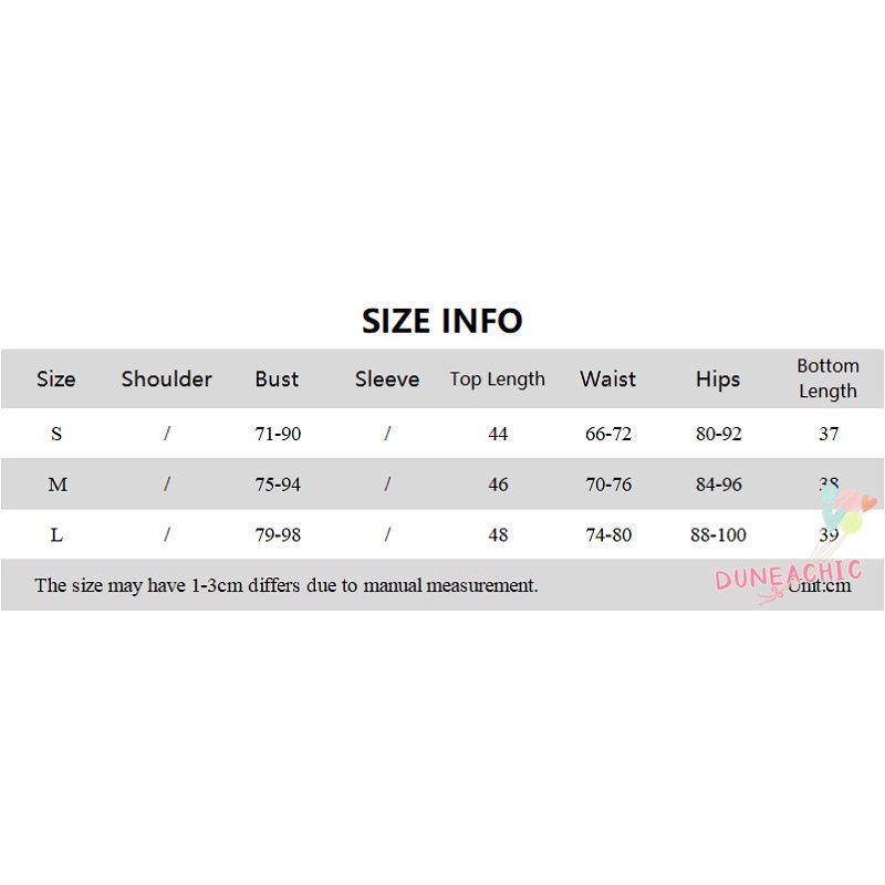 DUNEA Bộ Áo Tank Top Hở Lưng + Chân Váy Lưng Cao Màu Trơn Xinh Xắn Cho Nữ