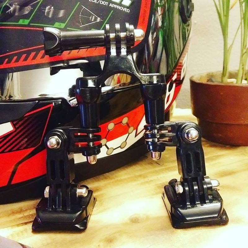 [Siêu Khuyến Mại]  Bộ Gắn Cằm Camera Hành Trình GoPro, SJCam, Eken ,02 Bên Chắc Chắn (Tặng Kèm Đế Cong + Keo 3M) | BigBuy360 - bigbuy360.vn