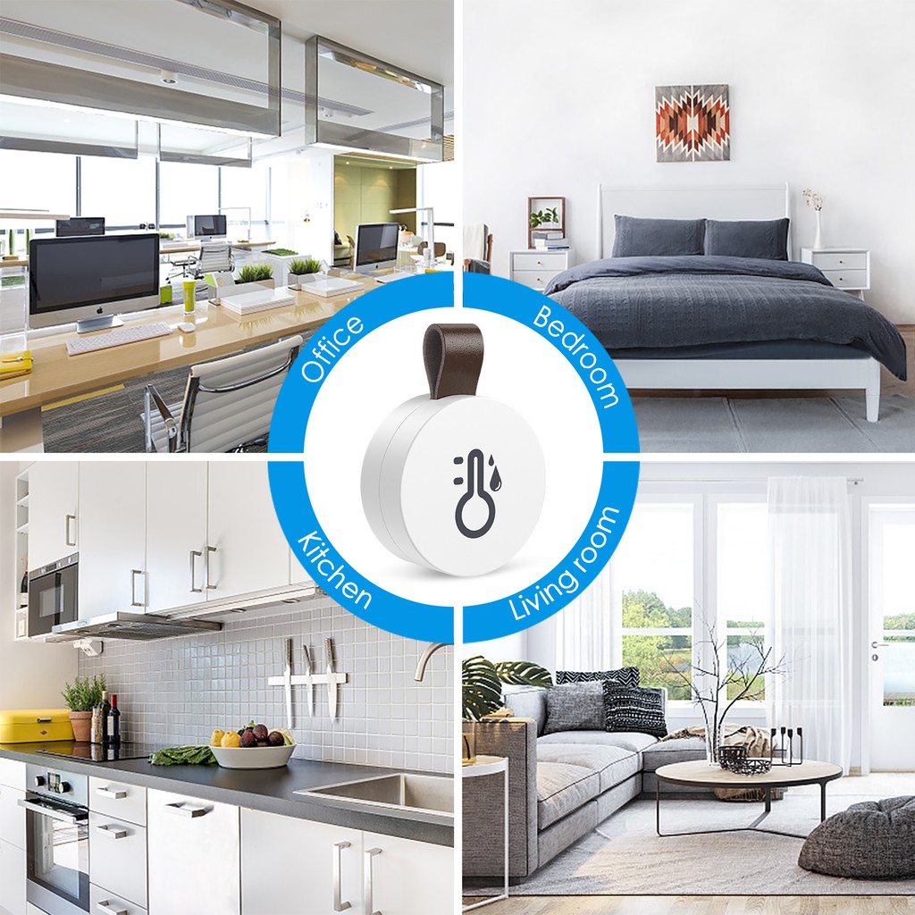 Nhiệt Kế Bluetooth Không Dây Cho Nhà Và Nhà Kính
