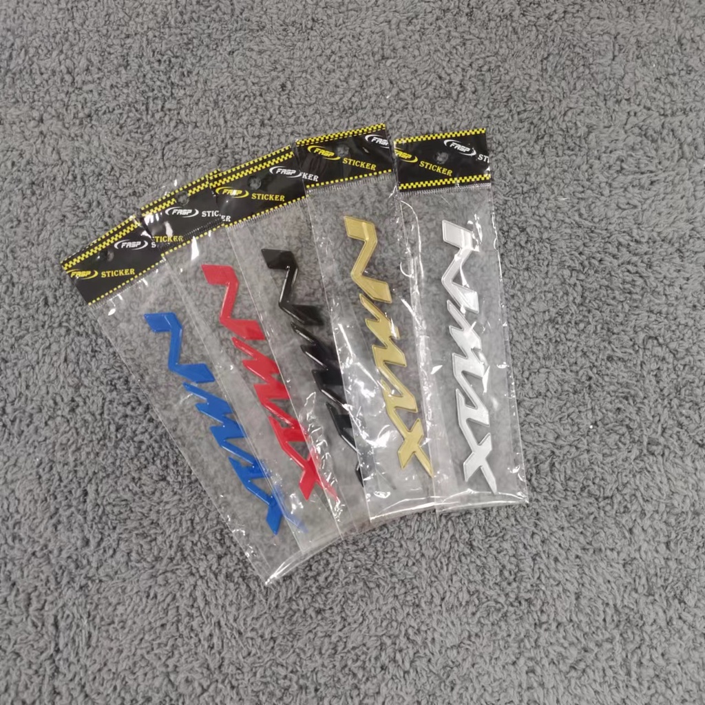 Phụ kiện biểu tượng xe máy Yamaha Nmax Logo 3D v1 v2 1 Cặp