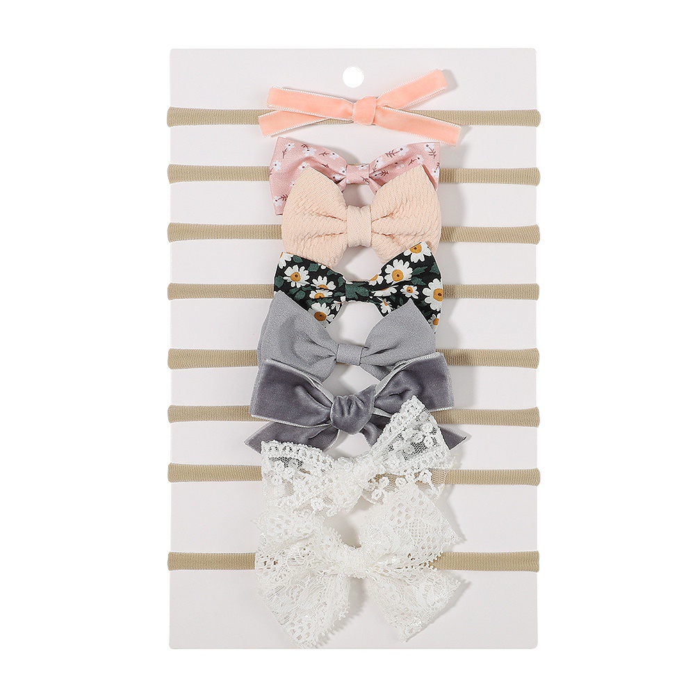 Set 8 băng đô nơ KIDSBOWS xinh xắn dành cho bé gái