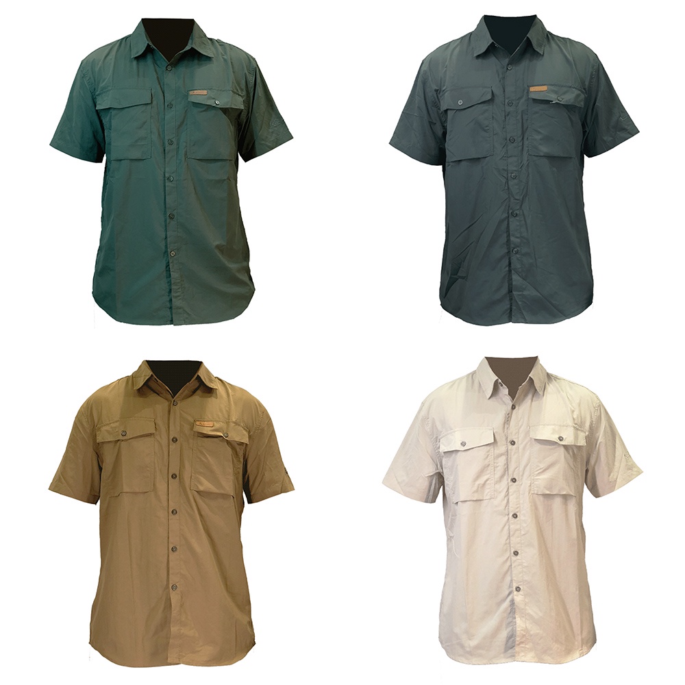 ÁO SƠ MI NGẮN TAY NHANH KHÔ NAM KTOM K129 | TRANG PHỤC DÃ NGOẠI