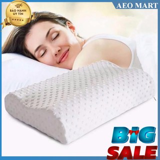 Gối cao su non chống đau mỏi vai gáy, Không Gây Đau Mỏi Cổ Sau Giấc Ngủ Dài, Làm Từ Cao Su Thiên Nhiên Cao Cấp
