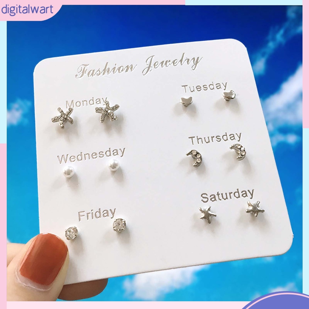 Khuyên Tai Hợp Kim Hình Ngôi Sao Dễ Thương