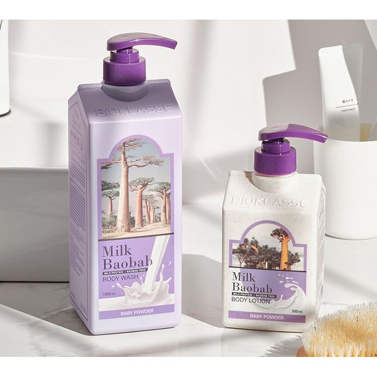 Sữa tắm hương thơm phấn em bé dịu nhẹ thoải mái 1000ml