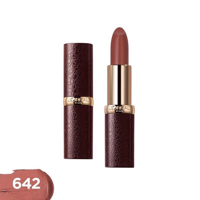 Son Lì Mượt Môi L'Oreal Paris Luxe Leather Limited Edition Lipstick 3.7g | BigBuy360 - bigbuy360.vn