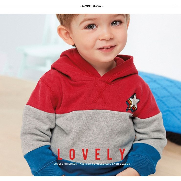 Áo HOODIE Bé Trai Little Maven Chất Cotton Nỉ Size Từ 3 -6 Tuổi