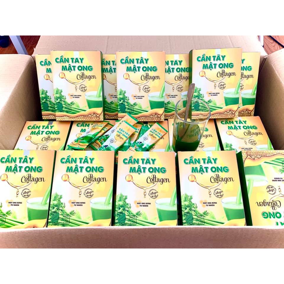 (Chính Hãng) Bột Collagen Lựu Đỏ Hogi Hộp 60g (20 gói x 3g) - Thanh lọc cơ thể, đẹp da, chống lão hoá