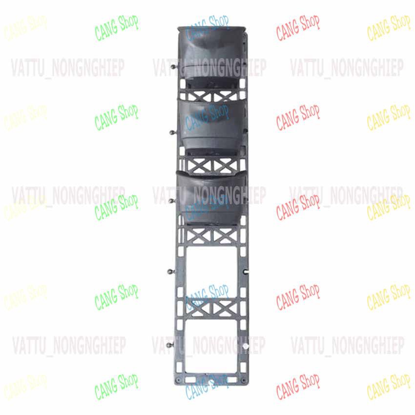 Bộ Khung chậu nhựa đứng VT-16 treo tường trồng cây, trồng rau, trồng hoa Theo sở thích và có thể lắp ráp theo ý muốn