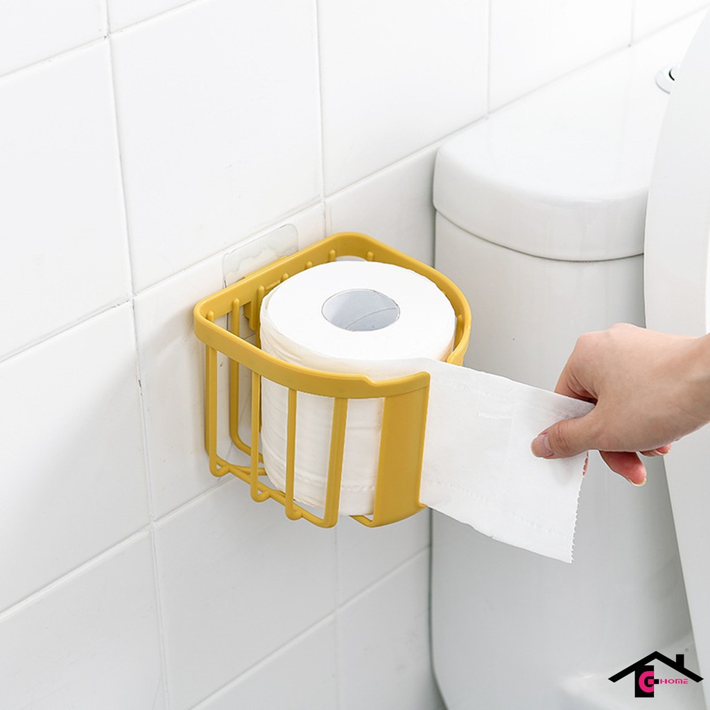 Hộp đựng cuộn giấy vệ sinh dán tường tiện lợi mã VS4