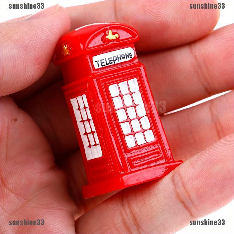 1 Mô Hình Điện Thoại Bàn Mini DIY Trang Trí Nhà Cửa