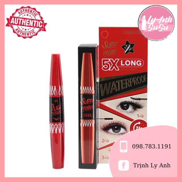 MASCARA NỐI MI SUPER MODEL 5X LONG SIVANNA&lt;br&gt;&lt;br&gt; (Thái Lan )