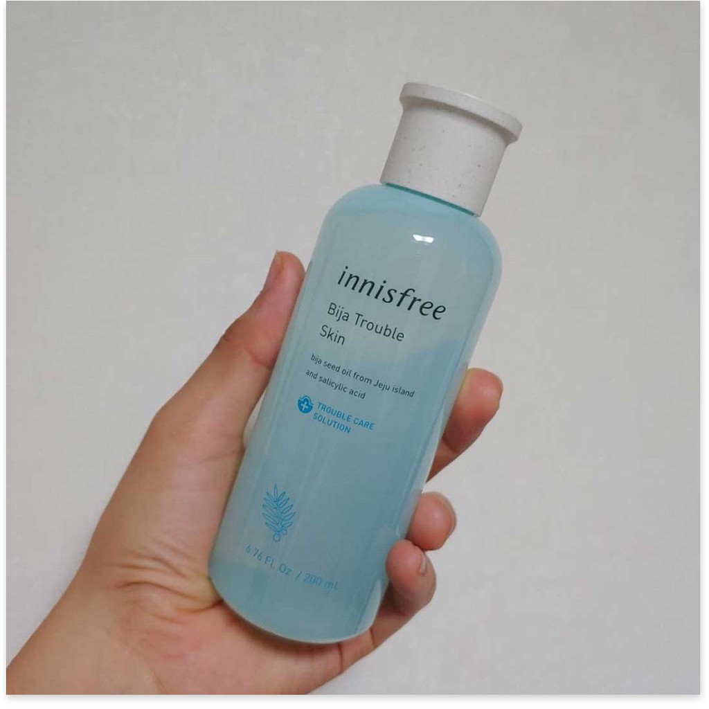 [Mã giảm giá tích lũy] Nước Hoa Hồng Innisfree Bija Trouble Skin 200ml